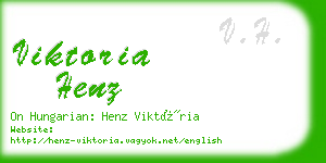 viktoria henz business card